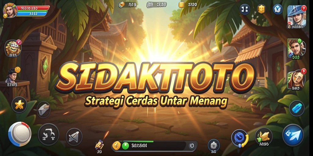 Screenshot menunjukkan gameplay menegangkan dari SIDAKTOTO.