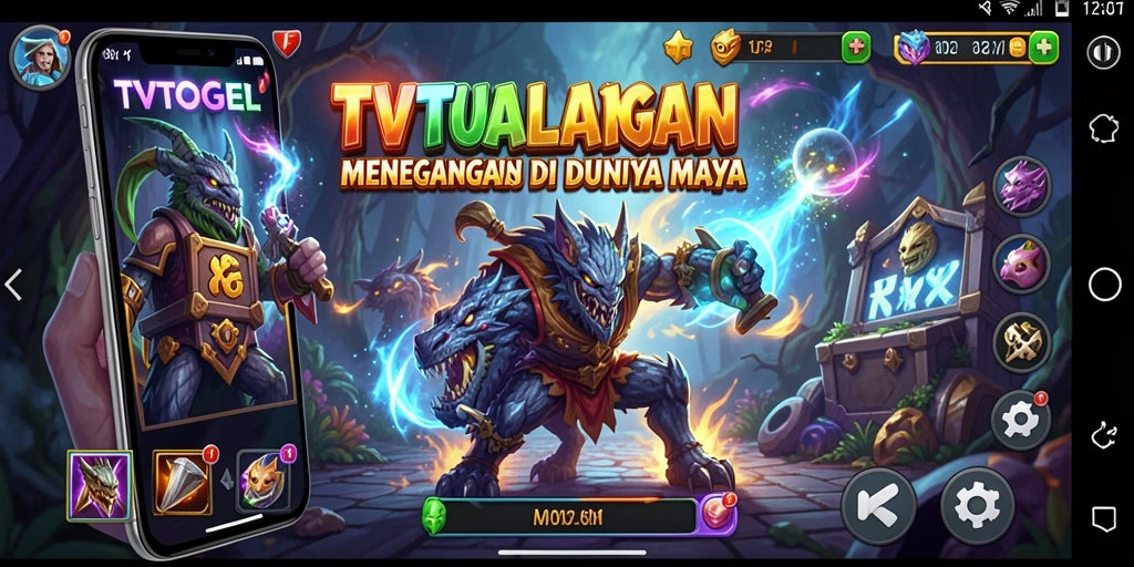 Tampilan gameplay seru di TVTOGEL dengan aksi petualangan mendebarkan.