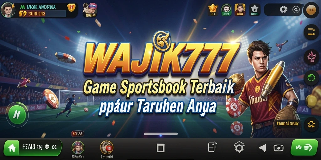 Tampilan utama WAJIK777 dengan antarmuka yang menarik dan fitur taruhan lengkap.